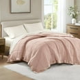 thumbnail image 1 of Madison Park Lightweight Down Alternative Blanket, Cozy Bed Blanket with Satin Trim, King, Blush, 1 of 7