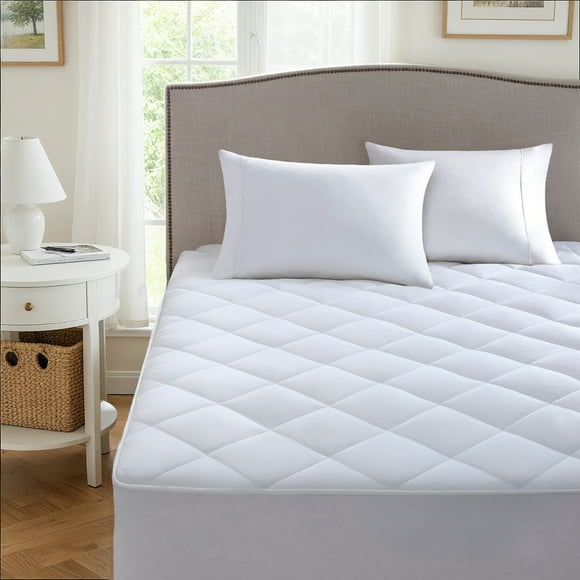 Regency Heights Queen Size Quilted Fitted Mattress Pad Cover, Waterproof Mattress Topper with Deep Pocket, Extra Thick Bed Mattress Protector, Down Alternative Mattress Cover, Machine Washable