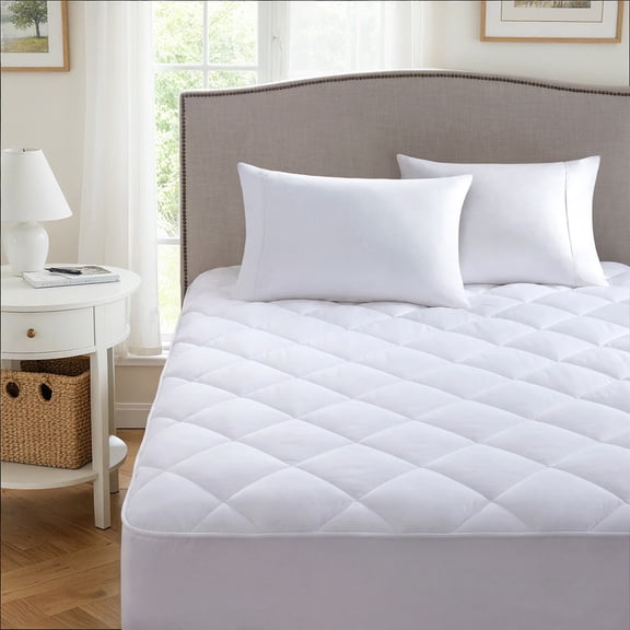 Regency Heights Queen Size Quilted Fitted Mattress Pad Cover, Waterproof Mattress Topper with Deep Pocket, Extra Thick Bed Mattress Protector, Down Alternative Mattress Cover, Machine Washable