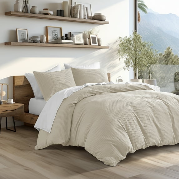 Regency Heights Comforter Sets King/Cal King, 3 Piece Soft Bedding Sets, Taupe Comforter Bed Set with Pillow Shams