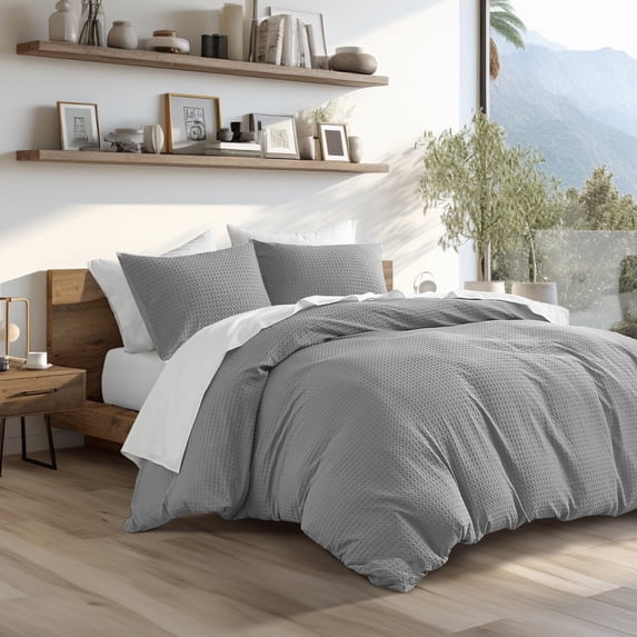 Regency Heights Comforter Sets Twin/Twin XL, 2 Piece Soft Bedding Sets, Light Grey Comforter Bed Set with Pillow Shams