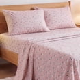 thumbnail image 1 of Regency Heights 100% Cotton Flannel Sheet Set Twin Size, 3-Piece Brushed Flannel Bed Sheets, Cute Snowman Holiday Bedding Set with Deep Pocket Fitted Sheet & Pillowcase, Gift for Christmas, 1 of 8