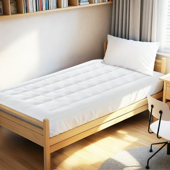 Regency Heights Twin Size Mattress Pad, Quilted Fitted Mattress Pad Cover with Deep Pocket, Waterproof Twin Mattress Protector, Cloud Soft Down Alternative Mattress Cover, Machine Washable