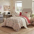 thumbnail image 1 of Regency Heights Twin XL Size Comforter Set, 6-Piece Bed in a Bag Twin XL, Red Bedding Comforter Set with Comforter, Flat Sheets, Fitted Sheets with Side Pockets for College Dorm, 1 of 7