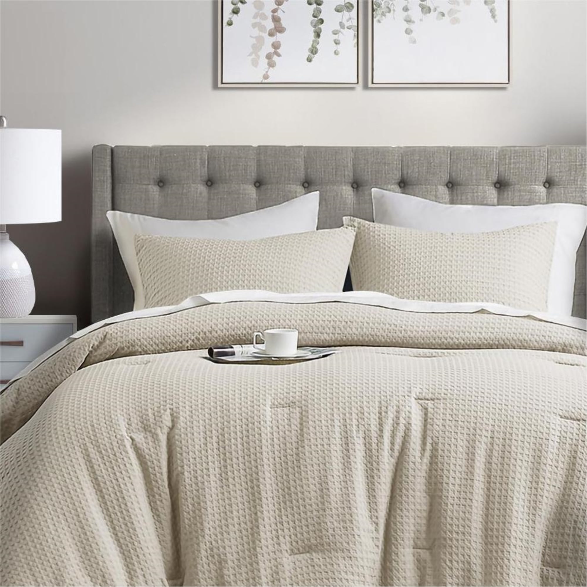 Regency Heights Waffle Twin/TwinXL Comforter Sets Reversible 3 Piece