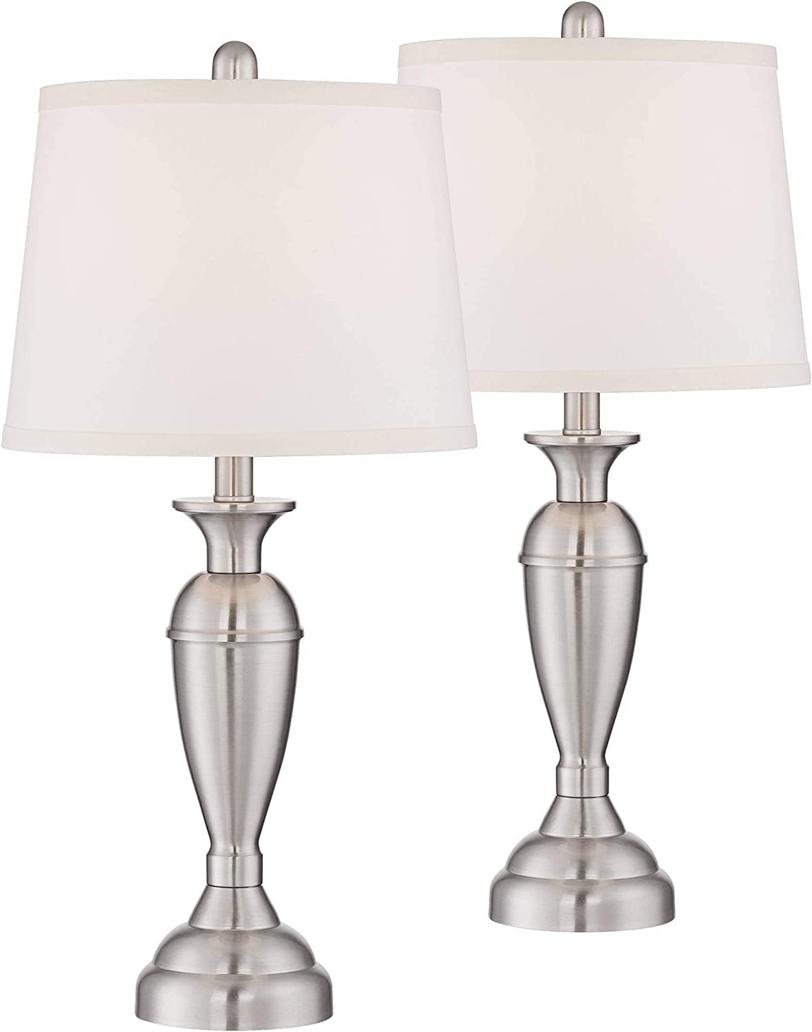 Regency Hill Blair Traditional Table Lamps 25" Tall Set of 2 with