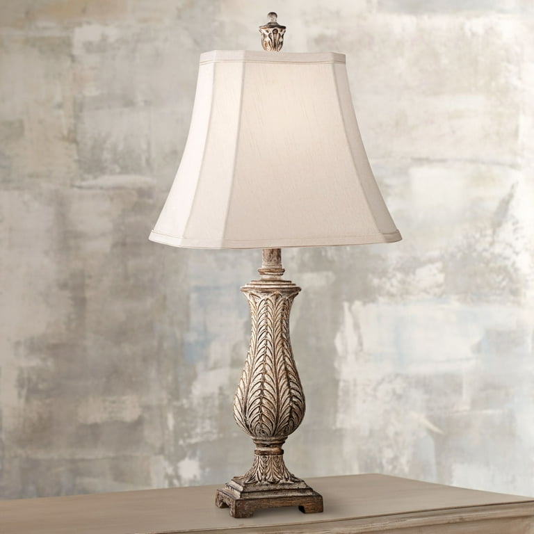 Caroline distressed store cream table lamp