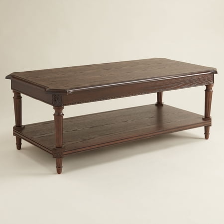 Regency Hill Pullman 48" Wide Distressed Walnut Wood Coffee Table