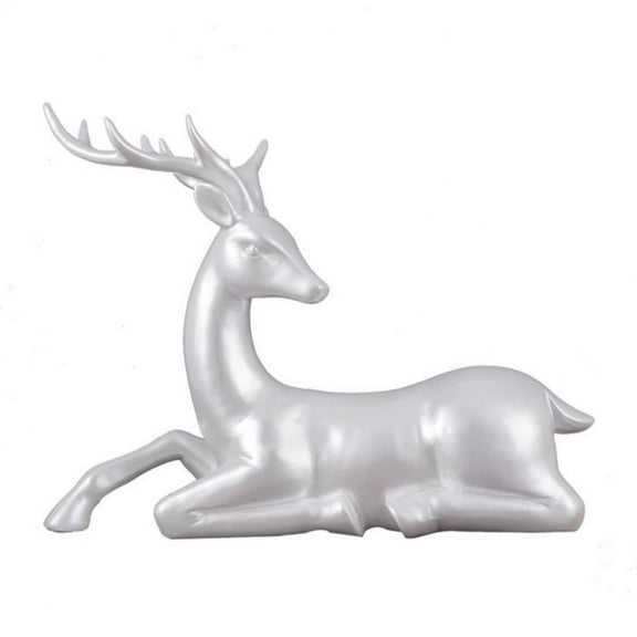 Regency International 12"Resin Sleek Laying Deer
