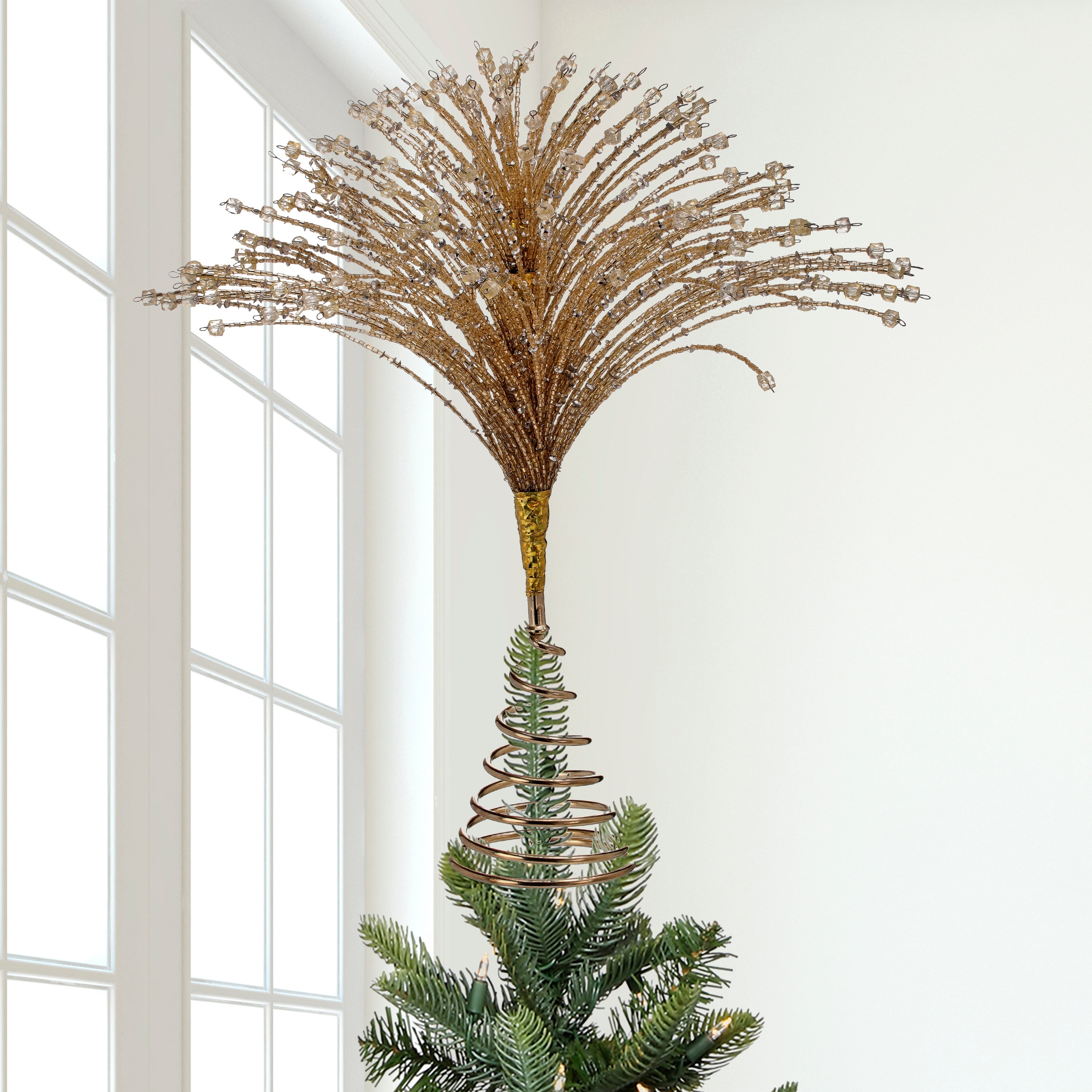 Regency International 13" Glass Beads Tree Topper