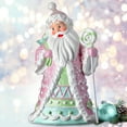 thumbnail image 1 of Regency International 18" Resin Candylicious Santa W/Lollipop, 1 of 4