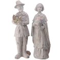 thumbnail image 1 of Regency International 27" Resin Weathered Pilgrim Couple 2 Piece Set, 1 of 1