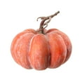 thumbnail image 1 of Regency International 6"X 7" Diameter Decorative Latex Pumpkin With Vine Orange, 1 of 1