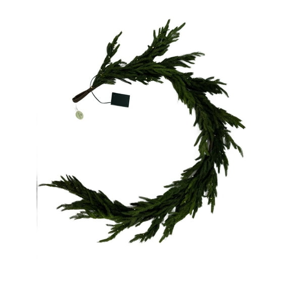 Regency International 60"Led Natural Touch Norfolk Pine Garland - 60