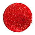 thumbnail image 1 of Regency International 8" Sequin Ball Ornament, Red, 1 of 3
