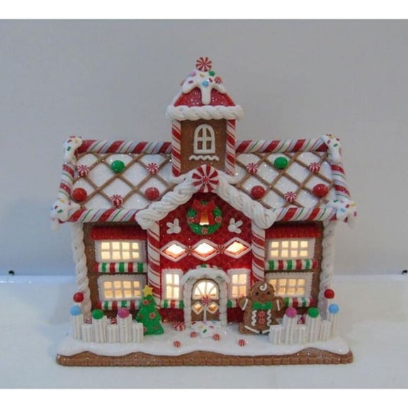 Regency International 9.5" LED/Battery/Timer Iced Roof Candy house