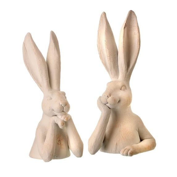 Regency International Gentleman Bunny Bust, Resin, 12-Inch Height