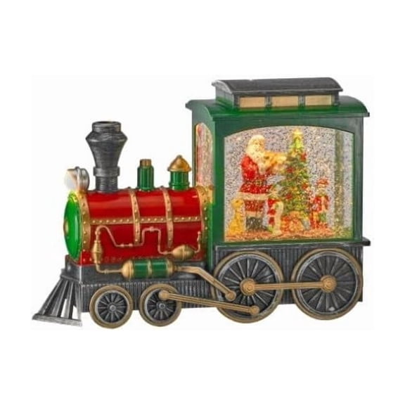 Regency International LED Santa Express Train USB Figurine, 10-Inch, Holiday Multicolor