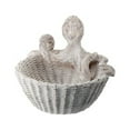 thumbnail image 1 of Regency International 'Wicker' Octopus Basket Figurine,14 inches, White, 1 of 1