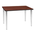 thumbnail image 1 of Regency Kahlo 48 x 24 in. Training Seminar Table- Cherry Top, Chrome Tapered Legs, 1 of 2