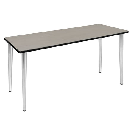 Regency Kahlo 66 x 24 in. Training Seminar Table- Maple Top, Chrome Tapered Legs