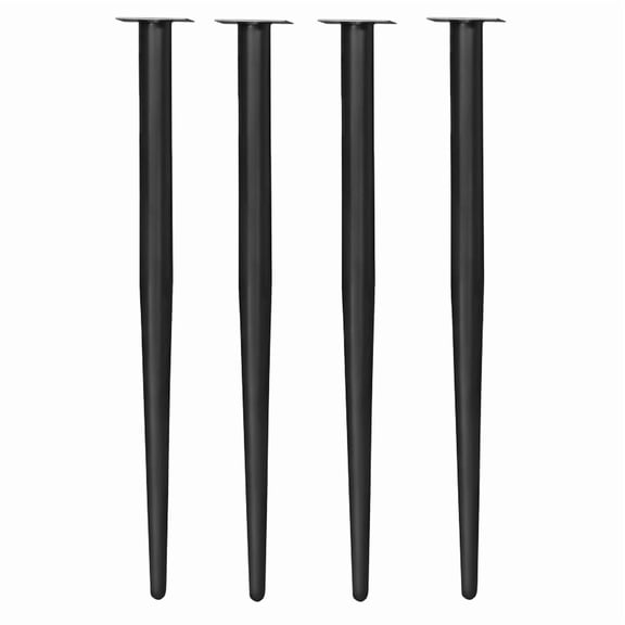 Regency Kahlo Tapered Post Legs (Set of 4)- Black