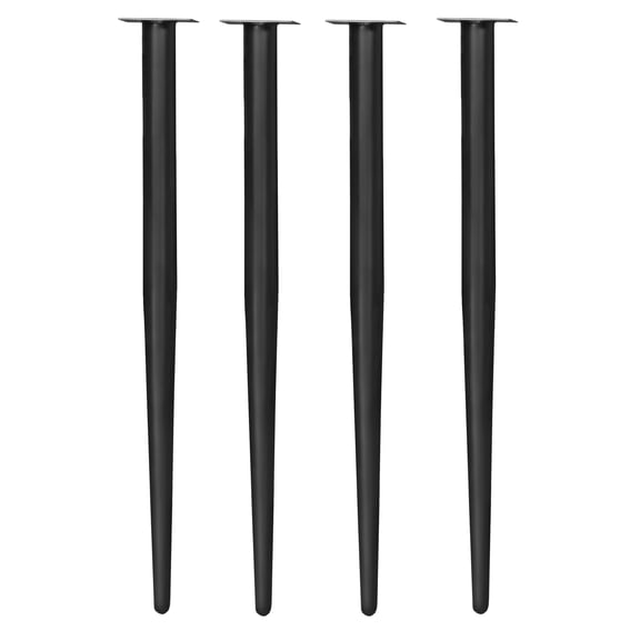 Regency Kahlo Tapered Post Legs (Set of 4)- Black