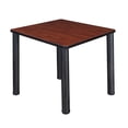 thumbnail image 1 of Regency 30 in. Small Square Breakroom Table- Cherry Top, Black Legs, 1 of 5