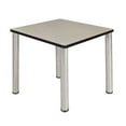 thumbnail image 1 of Regency 30 in. Small Square Breakroom Table- Maple Top, Chrome Legs, 1 of 5