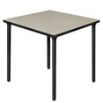 thumbnail image 1 of Regency Kee 30" Square Folding Breakroom Table- Maple/ Black, 1 of 5