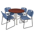 thumbnail image 1 of Regency Kee 36" Round Breakroom Table,Cherry/ Ch TB36RNDCHBPCM44BE, 1 of 4