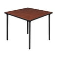 thumbnail image 1 of Kee 36" Square Folding Breakroom Table- Cherry/ Black, 1 of 4
