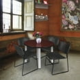 thumbnail image 1 of Regency Kee 42" Round Breakroom Table,Mahogany/ TB42RNDMHBPCM44BK, 1 of 6