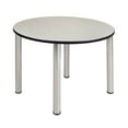 thumbnail image 1 of Regency 48 in. Large Round Breakroom Table- Maple Top, Chrome Legs, 1 of 3