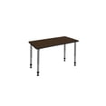 thumbnail image 1 of Regency Kee 48 x 24 in. Height Adjustable Classroom Activity Table- Neo Walnut Top & Grey Base, 1 of 7