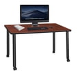 thumbnail image 1 of Regency Kee 60 x 24 in. Mobile Desk- Cherry Top, Black Legs, 1 of 8