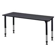 Regency Kee 66" x 30" Height Adjustable Classroom Table - Grey