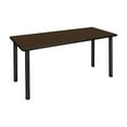 thumbnail image 1 of Regency Kee 72 x 24 in. Training Seminar Table- Neo Walnut Top, Black Legs, 1 of 5