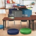 thumbnail image 1 of Regency Kee 72 x 30 in. Mobile Adjustable Classroom Table- Cherry & 2 Andy 12 in. Stack Chairs- Black, 1 of 7