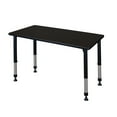 thumbnail image 1 of Regency Kee 60" x 24" Height Adjustable Classroom Table - Mocha Walnut, 1 of 2
