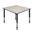 thumbnail image 1 of Regency 48 in. Square Height Adjustable Classroom Activity Table- Maple, 1 of 2
