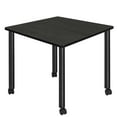 thumbnail image 1 of Regency Kee Medium 42 in. Square Breakroom Table- Ash Grey Top, Black Mobile Legs, 1 of 8