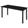 thumbnail image 1 of Regency Kee 60" x 24" Slim Table - Mocha Walnut/ Black, 1 of 12