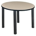 thumbnail image 1 of Kee 48" Round Breakroom Table- Beige/ Black, 1 of 2