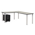 thumbnail image 1 of Regency Kee Single Pedestal L-Shaped Desk, 1 of 5