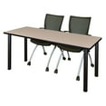 thumbnail image 1 of Regency Kee 66 x 24 in. Training Table- Beige Top, Chrome Legs & 2 Apprentice Chairs, 1 of 2