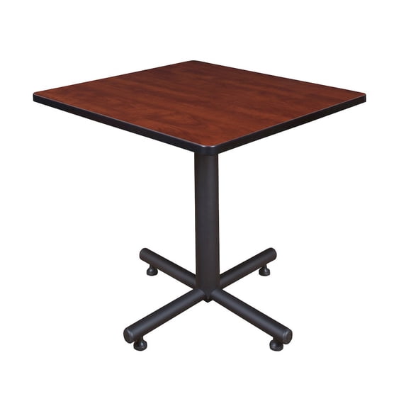 Romig Kobe 30 in. Square X-Base Breakroom Table- Cherry