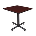 thumbnail image 1 of Regency 30 in. Square X-Base Breakroom Table- Mahogany, 1 of 6