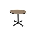 thumbnail image 1 of Regency Kobe 36 in. Round X-Base Breakroom Table- Noble Oak, 1 of 6