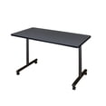 thumbnail image 1 of Regency Kobe 42 x 24 in. Mobile T-Base Training Seminar Table- Grey, 1 of 4